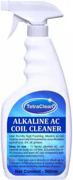 TetraClean Alkaline Based AC Coil Cleaner|High Foaming Coil Cleaner Liquid/500ml