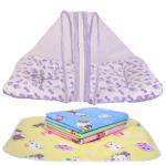 Kwitchy New Born Baby Mosquito Net Bed With Bed Protector
