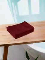 REGENCY EXPORTS PVT.LTD Prezzo Hand Towel 100% Cotton 450 GSM Set of 4 Ruby Red