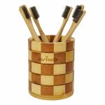 Avino Natural & Wooden Pen-Brush Holder - Sustainable Alternative To Plastic Containers