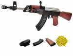 The Flyer's Bay Fiddlys ABS Ak 47 Toy Shooting Gun with Laser Light and Bullet -14 Years and Up