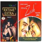 Herbshd XTRA ZOSH 10Capsule & RXTIME EXTRA 30 Tablet For Power & Stamina (combo pack )