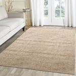 MILZON Reversible 3 * 5 feet Carpet for Living Room & Bedroom - Beige