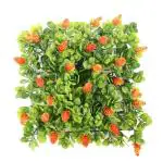 Foliyaj Wall Mat With Artificial Leaves And Flowers 23 x 23 cm