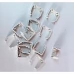 NR TRADERS Plastic LED Light Clamp (10 Pcs) MS (LC-000123)