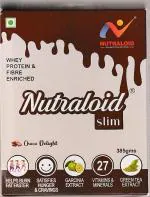 NUTRALOID Slim Weight Loss Protein Powder (385 gm) (Chocolate)