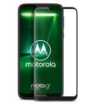 Lustree Moto G7 Power Black Tempered Glass Scratch Proof and Bubble Free screen Protector - 18 x 5 cm