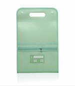 Shining Zon Vertical Expanding File Folder 13 Pockets Accordion File Folder Organizer for A4 Letter Size Paper Document Holder Organizer for School, Home, Office (36 * 24cm) (Pack Of 2 Green Colour)