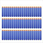 SHOPOWARE 60 Pcs Soft Foam Darts Bullets for Nerf Dart Gun Refill - Blue (Pack of 60)