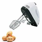 HEMIZA Scarlet Electric 7 Speed Hand Mixer with 4 Pieces Stainless Blender, Bitter for Cake/ Cream Mix, Food Blender, Beater for Kitchen