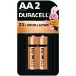 Duracell Alkaline AA Batteries, Pack of 2