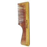 Mapperz Handcrafted Round Teeth Comb for Hair Growth ,Anti-Dandruff Comb For Women And Men ,Brown