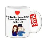 Mug Morning Big Brother Mug Coffee Mug for Big Brother Brother Birthday Gift Items Rakshabandhan Mug for Brother