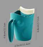 Adore Baby Hair Shampoo Rinser for Toddlers Cute Frog Shape baby Rinse Cup -Blue