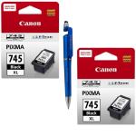 Canon PG 745 XL Twin Ink Cartridge With 3in1 Multi-Function Mobile Phone Stand