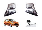 DrivEscape Maruti Alto K10 Front Fender Bonnet Mirror with Indicator (pack of 2)