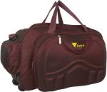 FEDRA Red Polyester Strolley Duffel Bag - 60 L
