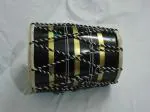 Baby Mini Dholak 9 INCH For Kids Or Decoration Black Color