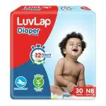 LuvLap Baby Diaper Pants New Born 0-5kg With Aloe Vera Lotion for Rash Protection 30pcs