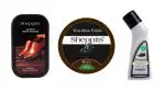 Sheppits Premium Shoe Shiner, Shoe Polish (Brown) & Liquid Shoe Polish (Natural) Combo | Shoe Care Kit