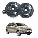 Oshotto FK-L90 electromagnetic 12V Disc Horn For Tata Zest (Set of 2, Black)