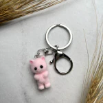 Mini Pink cat key ring