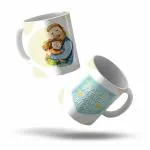 YuBingo Gift for Father's Day - Ceramic Coffee Mug, Tea Cup, Gift from Daughter for Dad, Daddy, Papa Gift for Father's Day (Coffee Mug, White, 320ML)