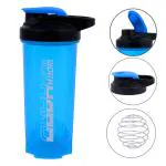 ALLIED SALES INDIA BLUE GYM SHAKER WITH STEEL MIXER(SPRING) ASGS-0022