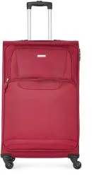 Aristocrat Amber | Large Check-in Trolley | Soft Sided Luggage | Polyester | Red