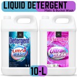 BLISS & BLUSH Washing Machine Liquid Detergent blue 5 liter and pink 5 liter for washing machine suitable for Front/Top Load, Odor, Stain Remover, Semi-automatic Detergent pods, smart shot Laundry Cleaning