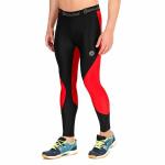 ReDesign Apparels Recharge Men Polyester Sports Compression Pant/Legging/Full Tights,Red