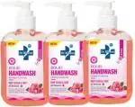 Dr Kleenz Hand Wash Rose Pack of 3 (250ml x 3) Hand Wash Bottle + Dispenser (3 x 250 ml)