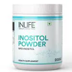 INLIFE Myo Inositol Powder Supplement 2000mg for PCOS, Helps Manage Irregular Periods 200g