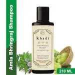 Premium Khadi Khadi Amla And Bhringraj Hair Shampoo for Men and Women 210 ml (Pack of 1)