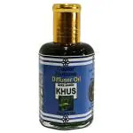 Indra Sugandh Bhandar Multipurpose Cooler Perfume And Diffuser Oil Premium Khus With Free Dropper, 25 Ml