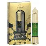 Al - Hassan Emirates Gold Attar For Men & Women - Pack of 4 (6ml Each) | Alcohol Free Attar | Long Lasting & Captivating Fragrance