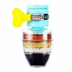 FYRLA Activated Carbon Faucet Water Filters Universal Interface Home Kitchen Faucet Tap Water Clean Purifier Filter Cartridge Five Layer Water Filter Tap Filter, Water filter tap, Tap filter for kitchen, Tap water filter, Water tap filter