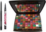 BINGEABLE...ENJOY THE DIFFERENCE Hda 80 Colour Makhmali Eyeshadow Make Up Kit (Set Of 3)