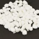 pujaNpujari Round Cotton Wicks for Diya/GOL Batti for Puja, 250 Pieces (Pack of 2)