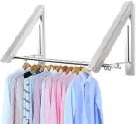 DORLANK Clothes - Towel Drying Rack Hanging on The Door Bathroom Windowsill Display Stand Wall Hanger Hanging on Bathroom, Bedroom, Balcony, Laundry, Room Storage Garment Telescopic Clothesline