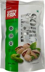 WHITE FOX PlainRaw Mota Pista |Pistachios Without shell 250gms PACK| Pista Dry Fruit| Tasty & Healthy| High in Protein & Dietary Fiber | Gluten Free & Low Calorie Nuts(250 g)
