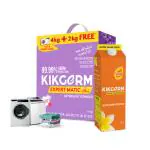 KIKGERM Naturally Best TOP & FRONT LOAD Detergent Powder + Fabric Conditioner FREE | No Harmful Chemicals | New & Shiny Clothes | (6 KG + 1.1L Free (7.1 KG))