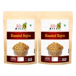 90's MILL Healthy Snacks | Millets Snacks | Bajra Crunchies/Bhel/Puffs | Natural Millets | Less Cholesterol | High Fibre Tea Time Roasted Spicy Healthy Namkeen Savoury Snacks-420g*2Pack