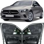 Able Zed Black Half Car Magnetic Sun Shade Curtains for Mercedes-Benz A Class A 200 Set of 4 Pcs