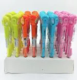 Neel Plastic Multicolor Mechanical Pencil With Eraser 0.7 Mm Leads For Kids (Pack Of 12)