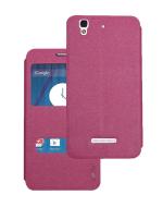 Heartly Yureka Plus Cyanogen Mod Faux Leather Cute Pink Back Case Cover