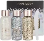 DAIMANPU HANDAIYAN 3in1 Face Body Glitter Gel, Nail Glitter, Hair Glitter, Cosmetic Glitter (SET A, Multicolor)