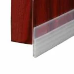 Crevizon Door Sealing Strip for Home, Air Gap Silicone Shield Waterproof Weather-Strip Door Tape for Seal, Cockroach Insect Bugs Stopper [1 Meter] [Transparent]