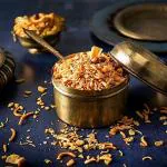 Shah Jamnadas C. Ghariwala Special Khatta Meetha Mix Snacks Surati Bhusu Taste of Tangy, Crunchy and Spicy Mixture Suitable for Daily Snacks, House Party and Tea Time Namkeen Mixture, 250 gm