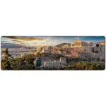 Mini Leaves Panorama View Athens Greece 108 Pieces Wooden Puzzle for Adults - Multicolor 108 pieces | Premium Wooden Puzzle Box | Family Entertainment & Boarding Game